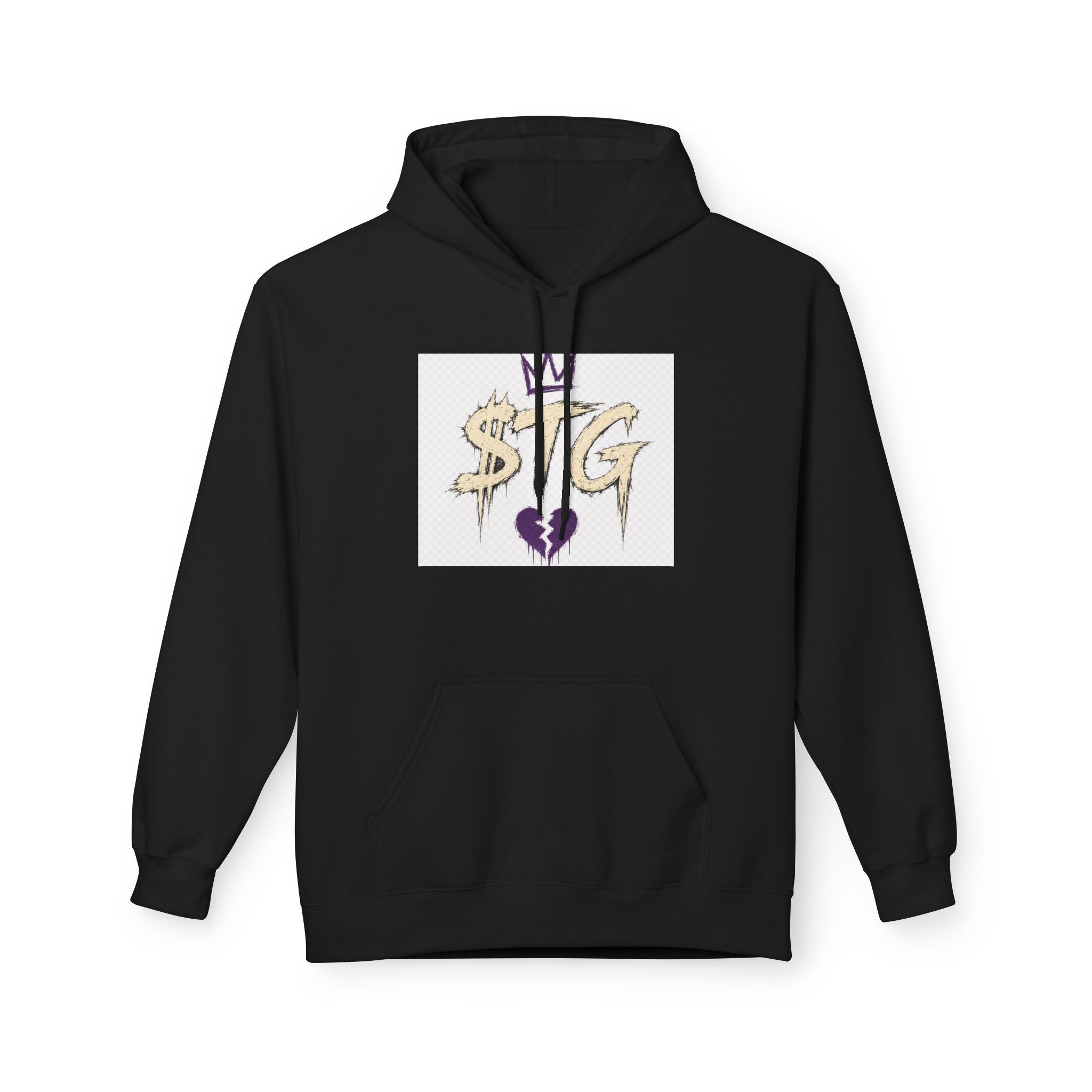 $TG Basic Cracked Heart Logo Hoodie