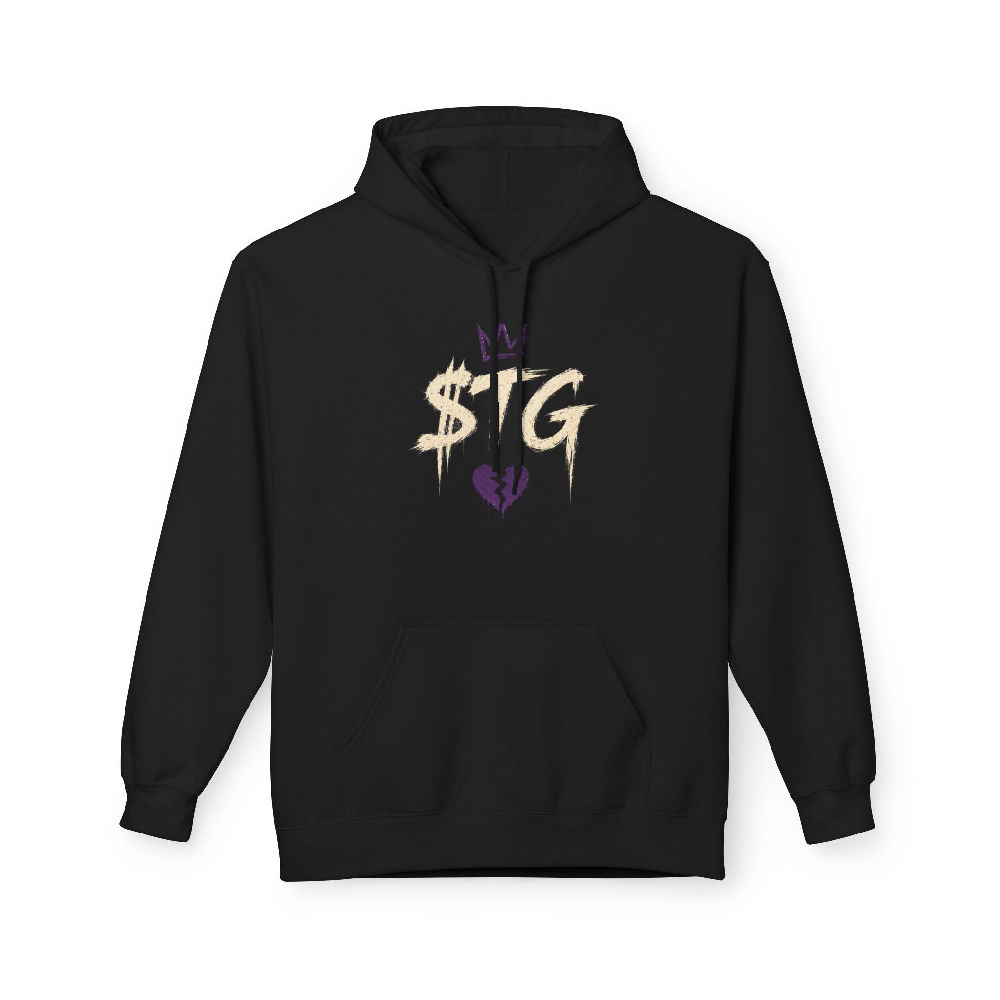 $TG Basic Cracked Heart Logo Hoodie