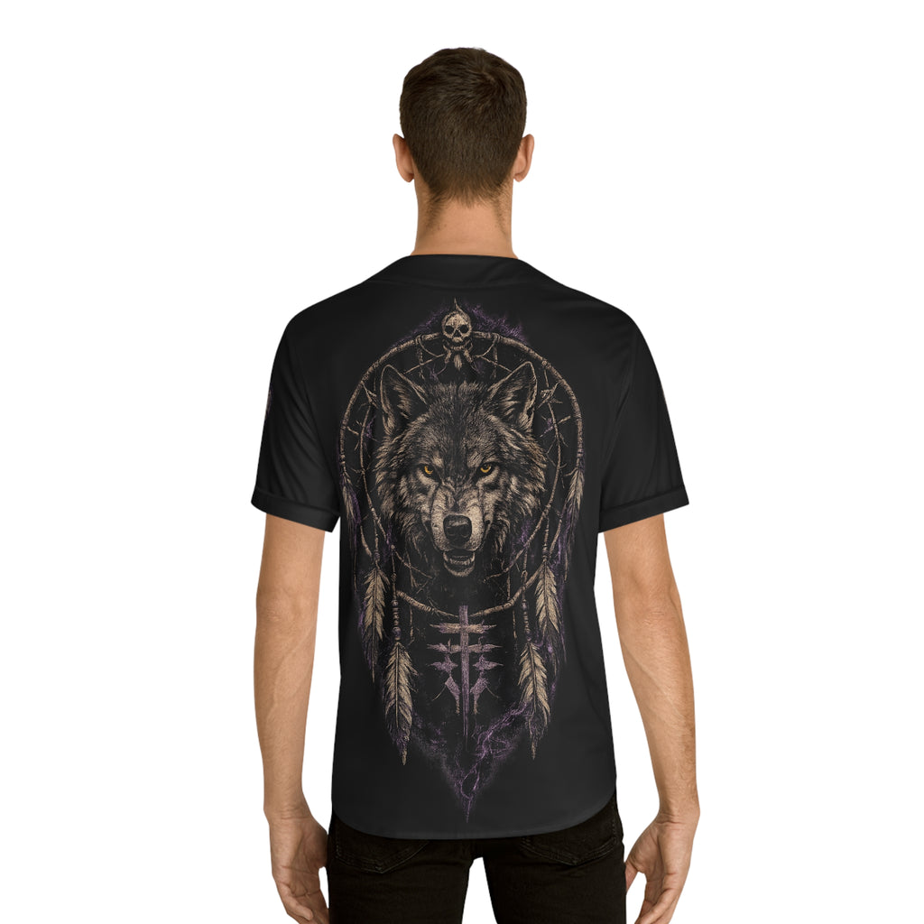 $TG - Wolf Dreamcatcher Baseball Jersey