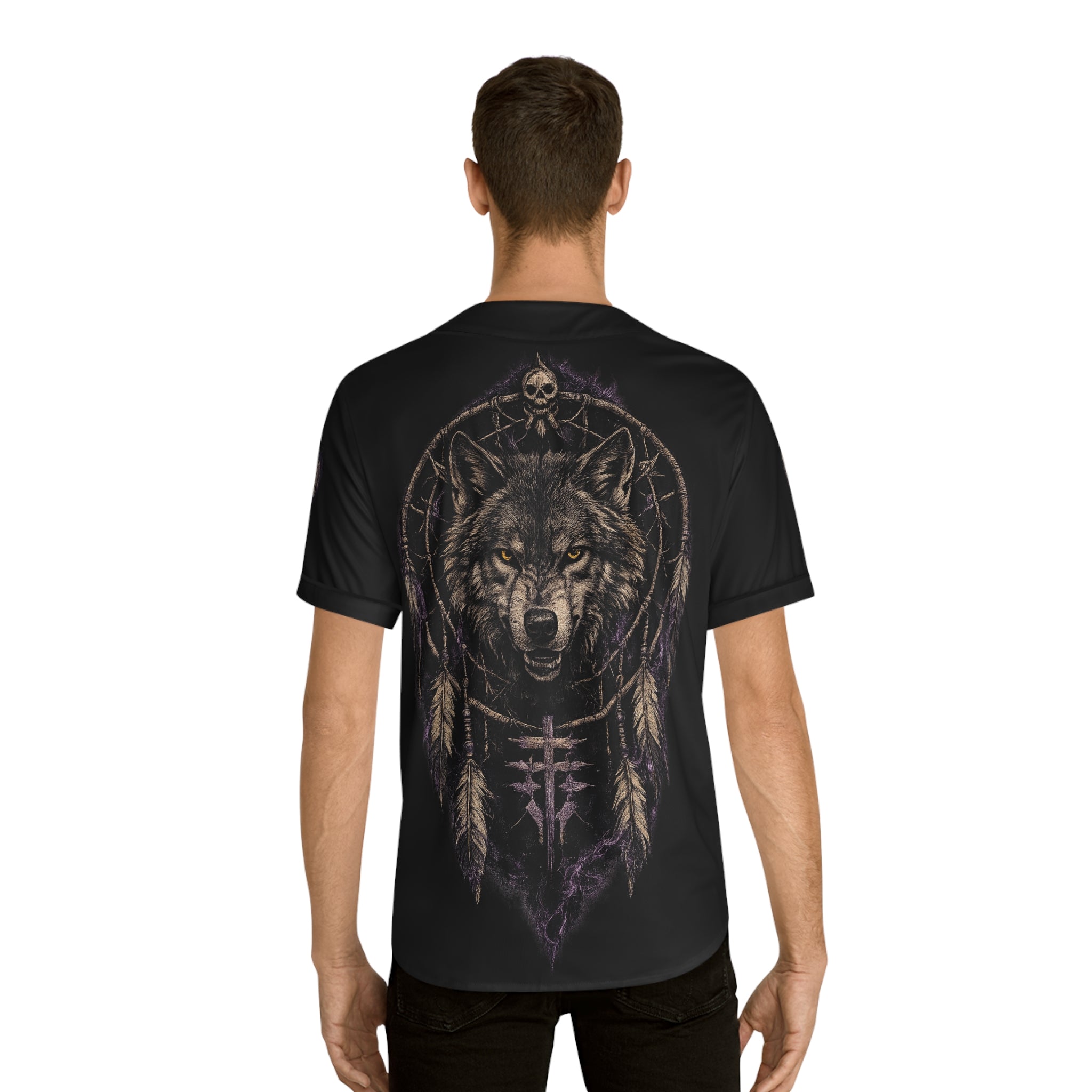 $TG - Wolf Dreamcatcher Baseball Jersey