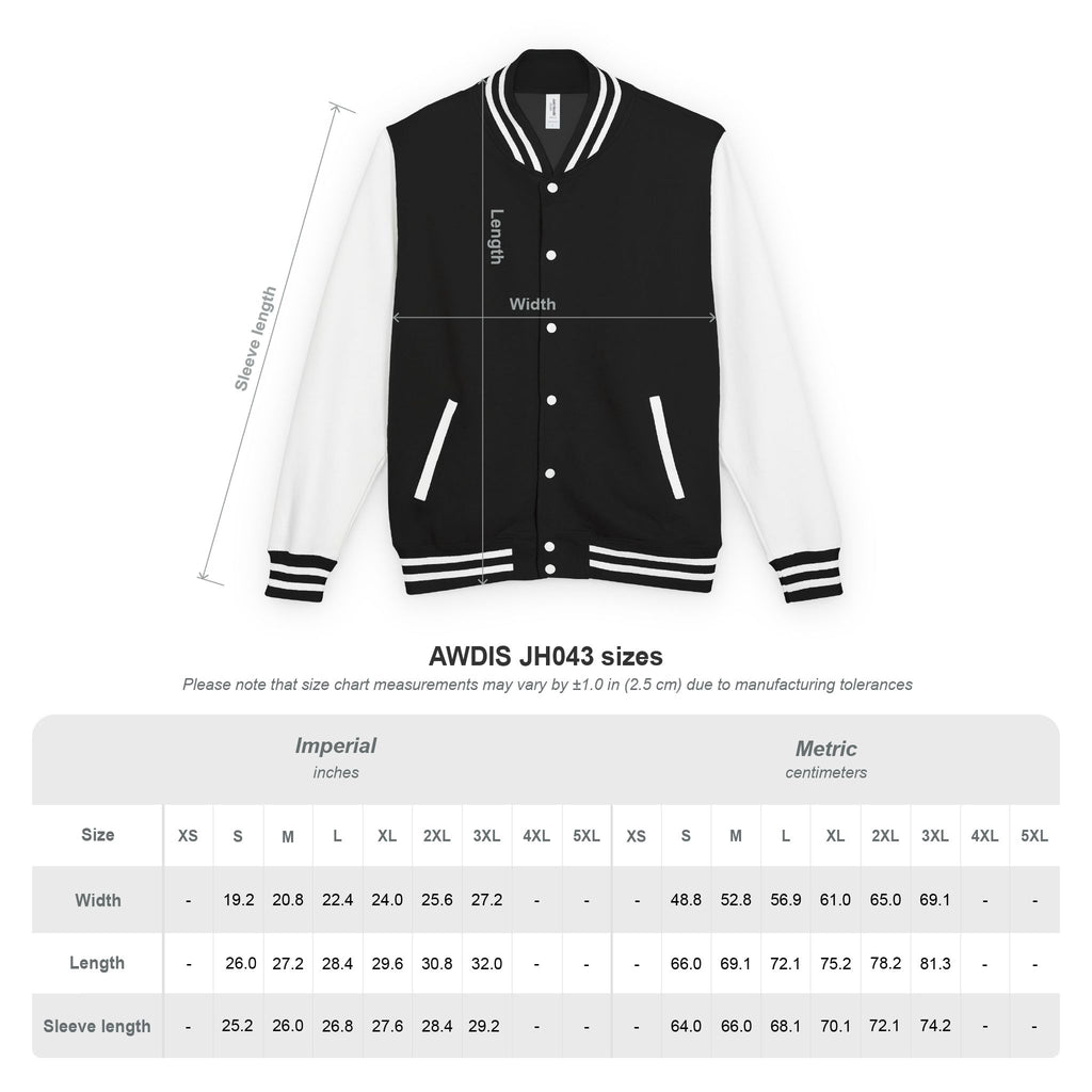 $TG Letterman Jacket — Gothic Purple Cross Emblem